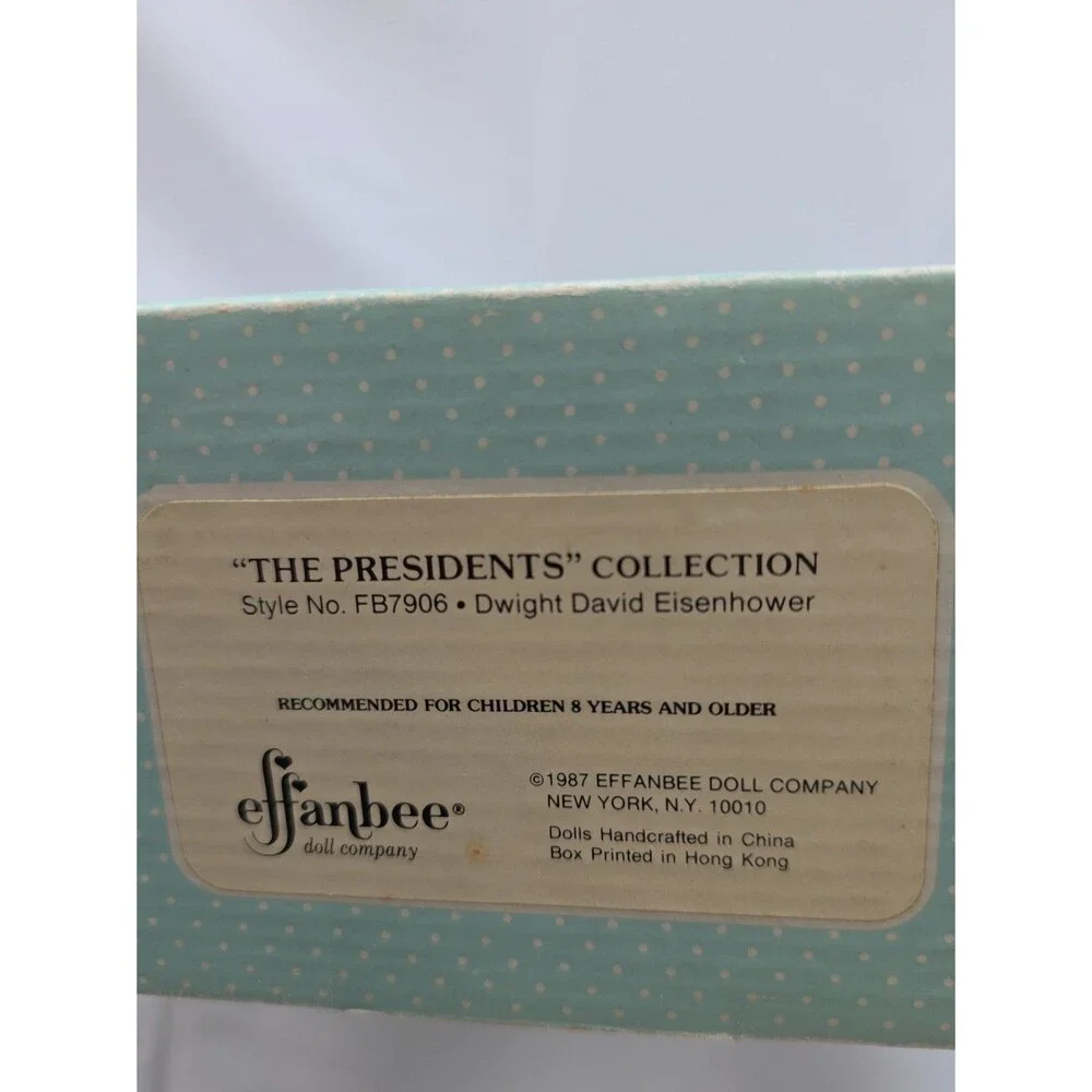 Effanbee Dwight D. Eisenhower 16" Doll 1987 "The Presidents" Collection - Picture 6 of 8